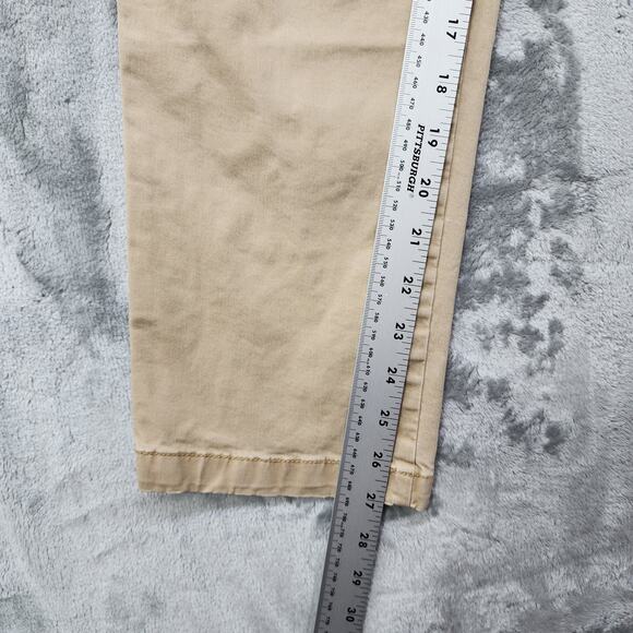 Gap Pants Womens 10 Tan Girlfriend Khaki Straight Stretch Cotton Office Preppy - Picture 11 of 13